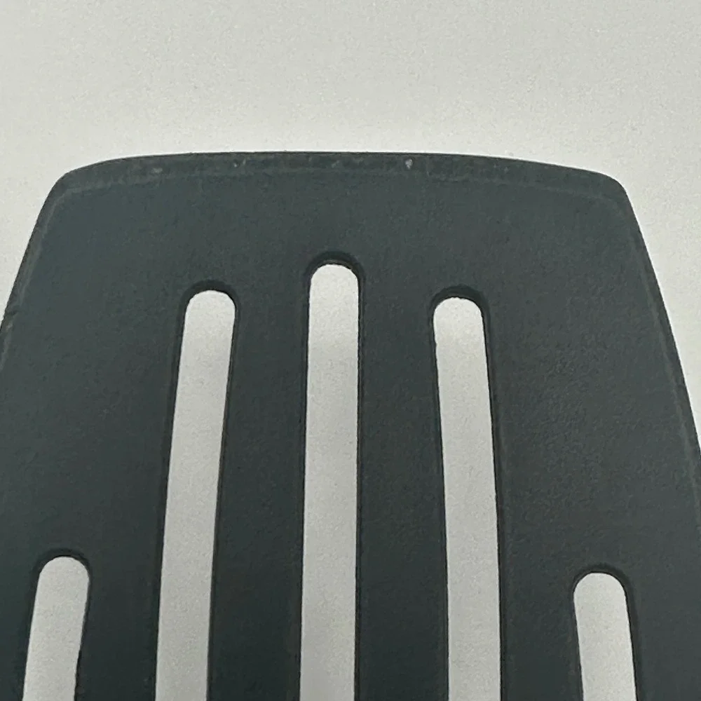 Pampered Chef Black Nylon Slotted Turner Spatula Heat Resistant 428F USA Made